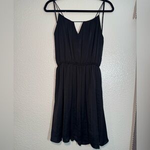 Forever 21 Black Spaghetti-Strap Mini Dress